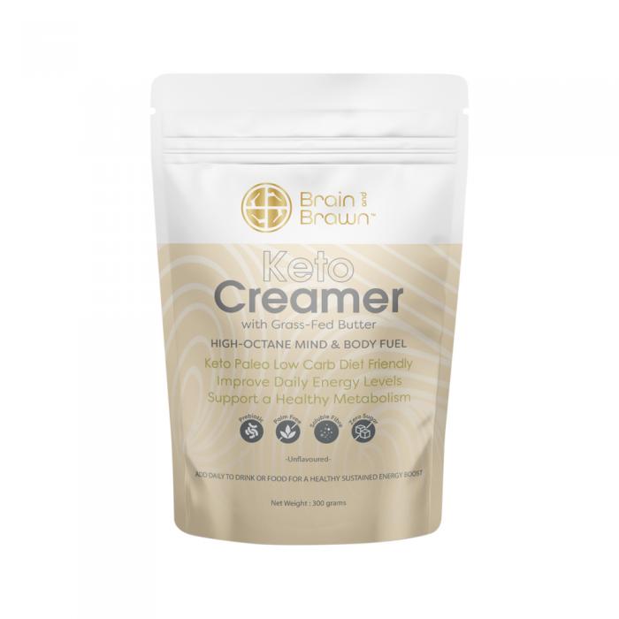 Brain And Brawn Keto Creamer (with Grass-fed Butter) Unflavoured 300g