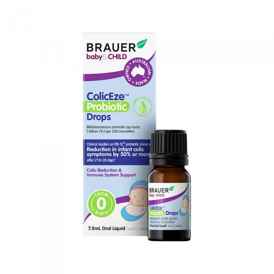 Brauer Baby & Child Coliceze Probiotic Drops Oral Liquid 7.5ml