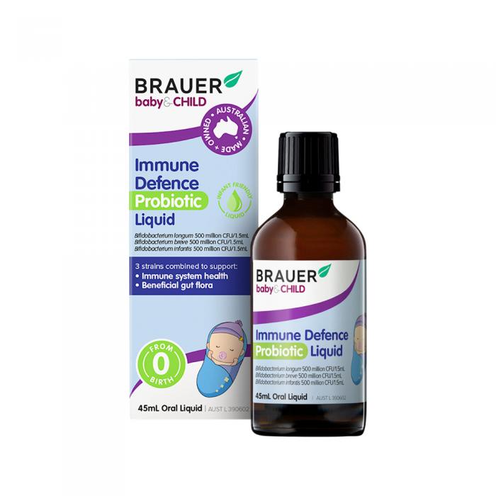 Brauer Baby & Child Immune Defence Probiotic Liquid Oral Liquid 45ml