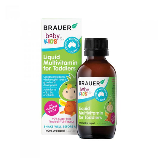 Brauer Baby & Kids Liquid Multivitamin For Toddlers Oral Liquid 100ml