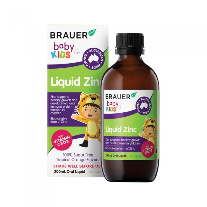 Brauer Baby & Kids Liquid Zinc Oral Liquid 200ml