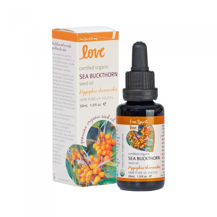 Byron Bay (free Spirit) Love Oils Organic Sea Buckthorn Seed Oil 30ml