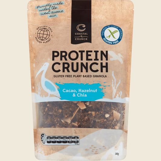 Protein Crunch Granola Cacao, Hazelnut & Chia 320g