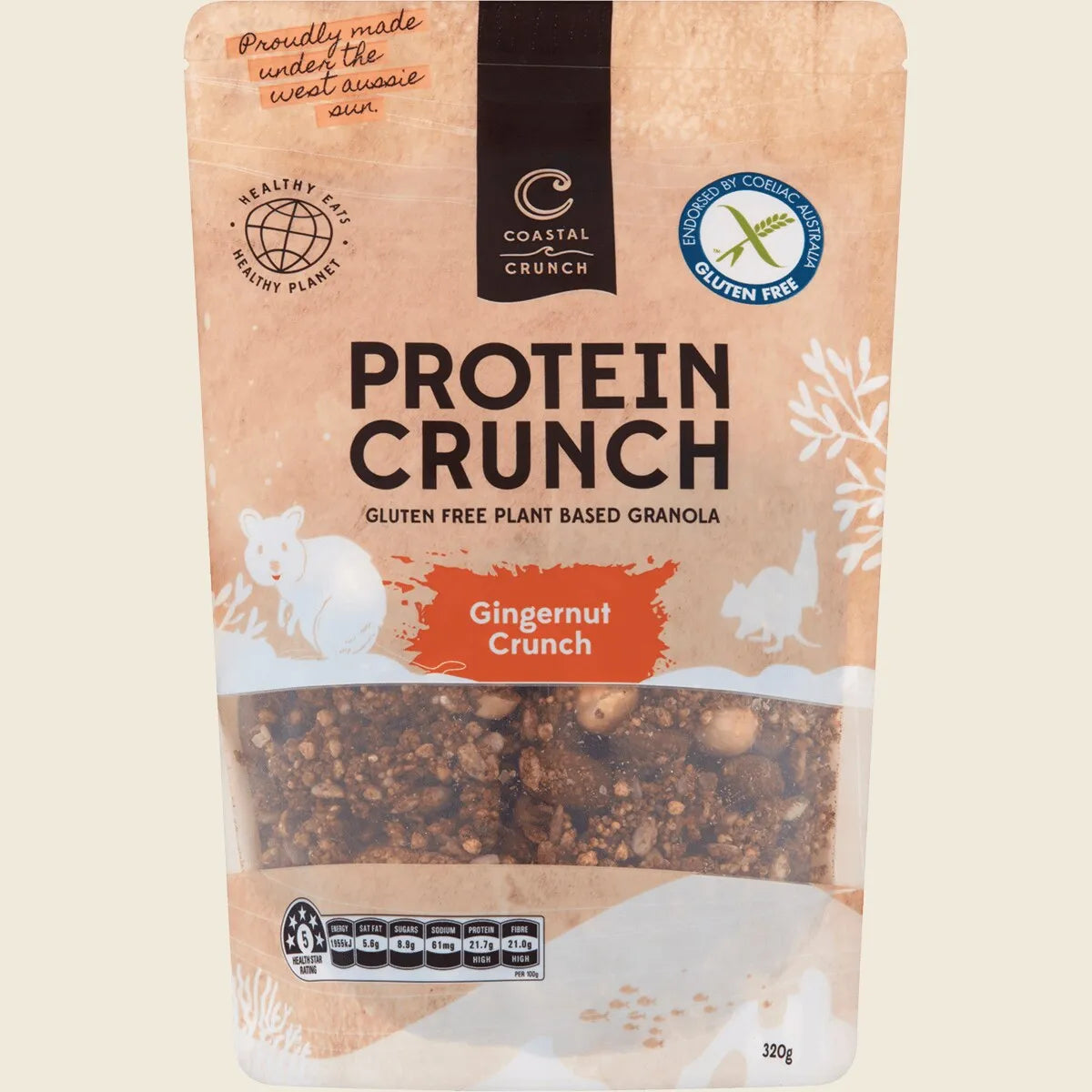Protein Crunch Granola Gingernut Crunch 320g