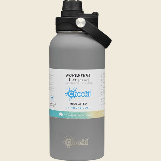 Insulated Adventure Stainless Steel Bottle Slate 1L