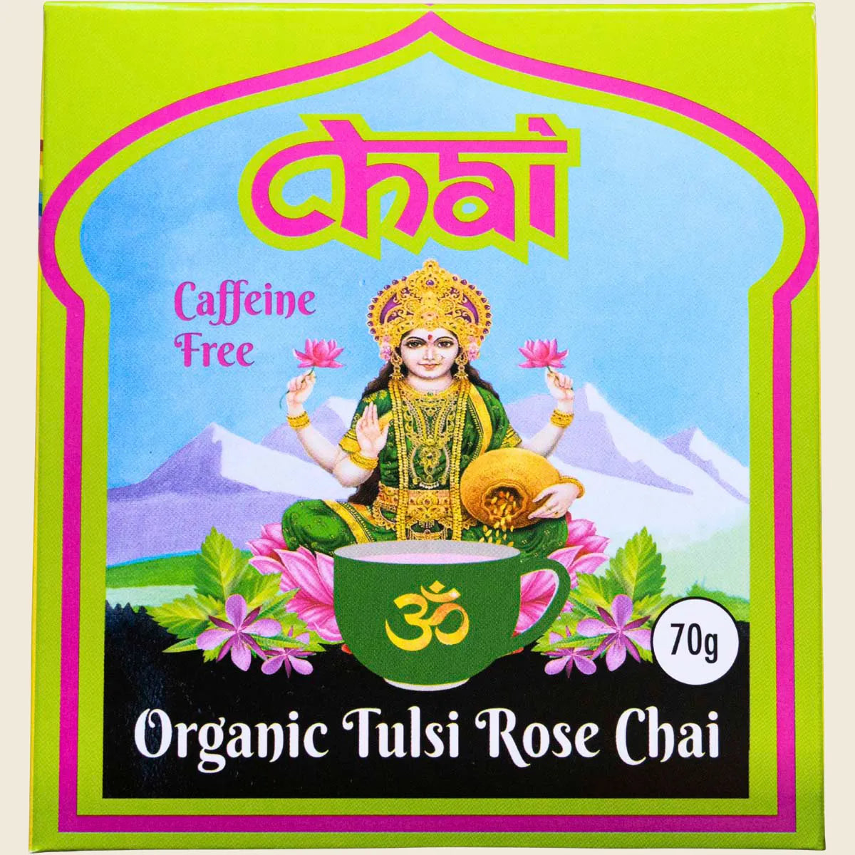 Organic Tulsi Rose Chai 70g