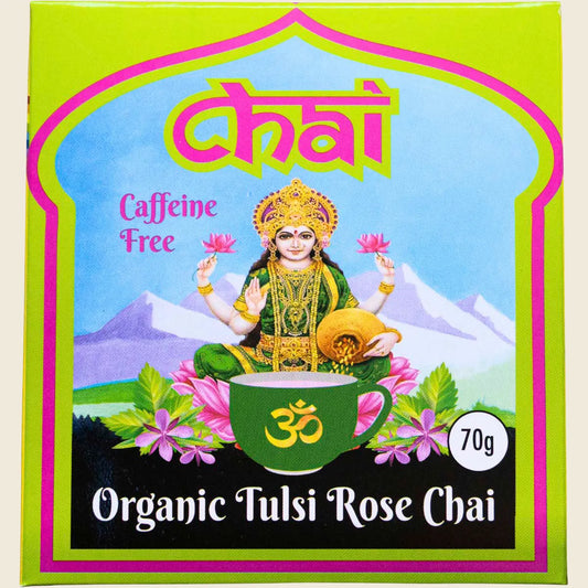 Organic Tulsi Rose Chai 70g