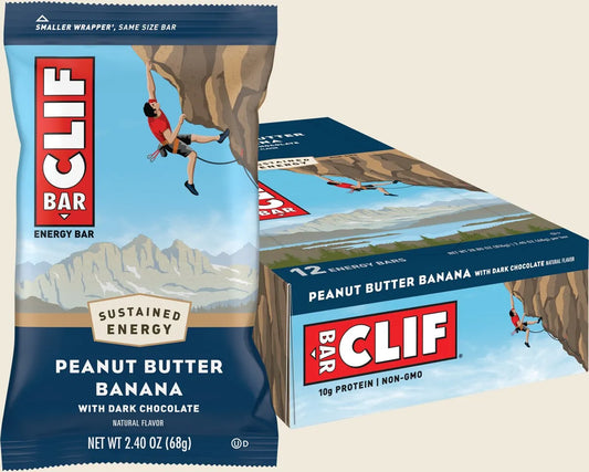 Energy Bar Peanut Butter Banana with Dark Chocolate 12x68g