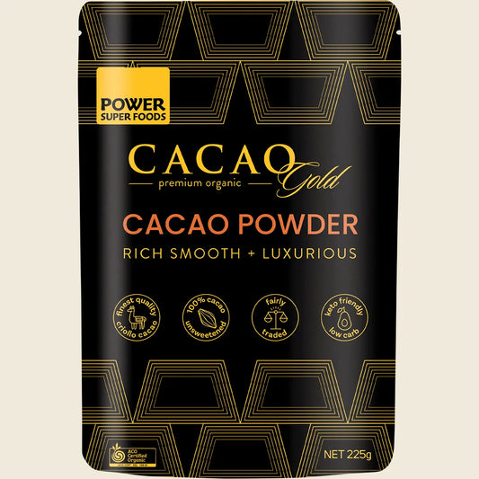 Cacao Gold Powder Certified Organic 225g