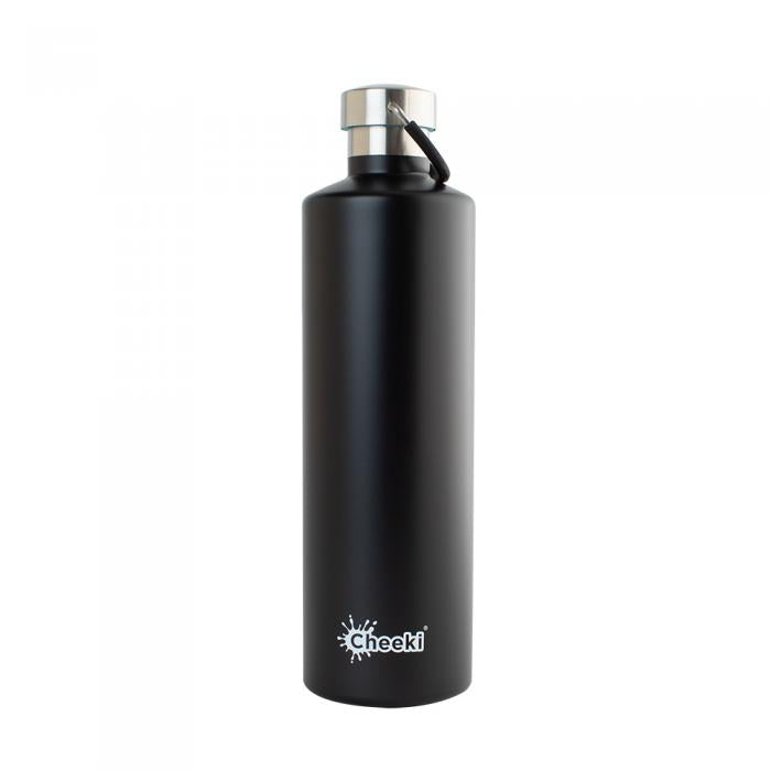Cheeki Insulated Bottle Classic Matte Black (large) 1l