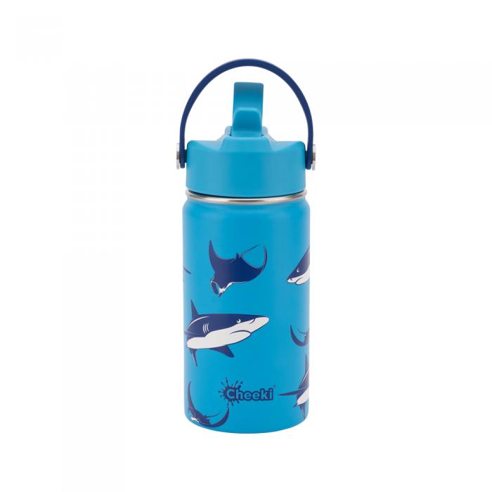 Cheeki Insulated Bottle Kids Sharks 400ml