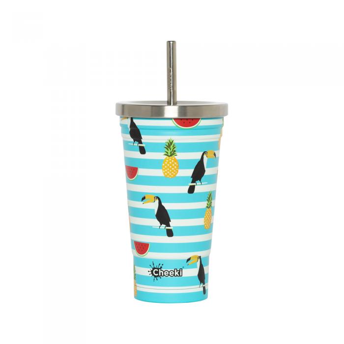 Cheeki Stainless Steel Insulated Tumbler 3d Toucan 500ml