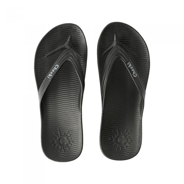 Cheeki Arch Support Thongs Black Mens Size Us13