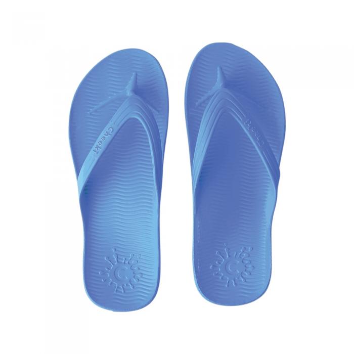 Cheeki Thongs Arch Support Light Blue Kids Size Us2