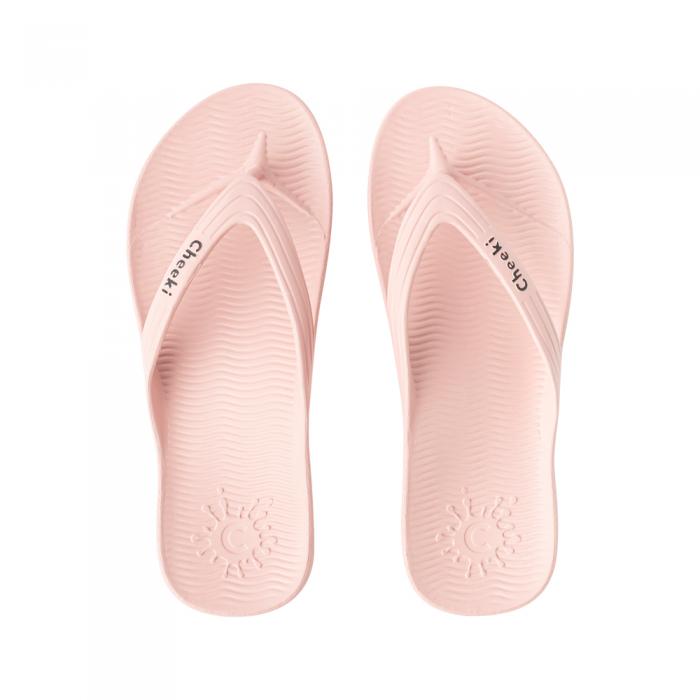 Cheeki Arch Support Thongs Pink Womens Size Us7