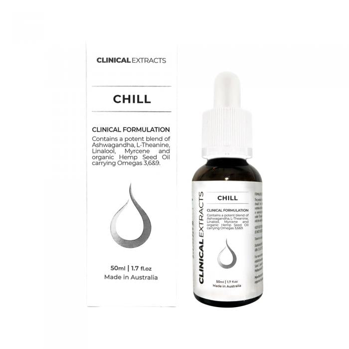 Clinical Extracts Clinical Formulation Chill 50ml  Sell Through