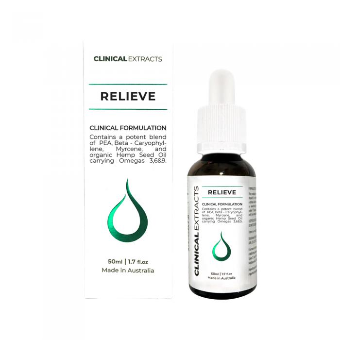 Clinical Extracts Clinical Formulation Relieve 50ml  Sell Through