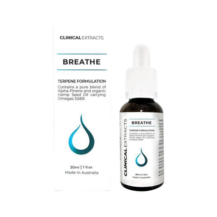 Clinical Extracts Terpene Formulation Breathe 30ml  Sell Through