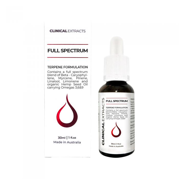 Clinical Extracts Terpene Formulation Full Spectrum 30ml  Sell Through