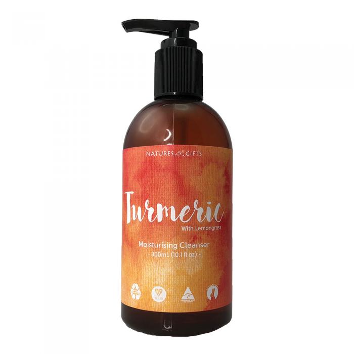 Clover Fields Natures Gifts Essentials Turmeric With Lemongrass Moisturising Cleanser 300ml