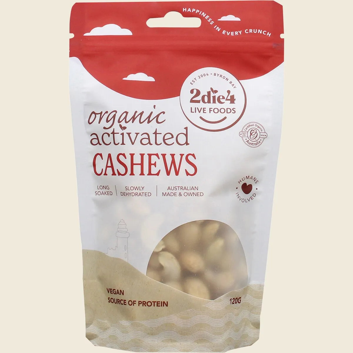 Organic Activated Cashews 120g