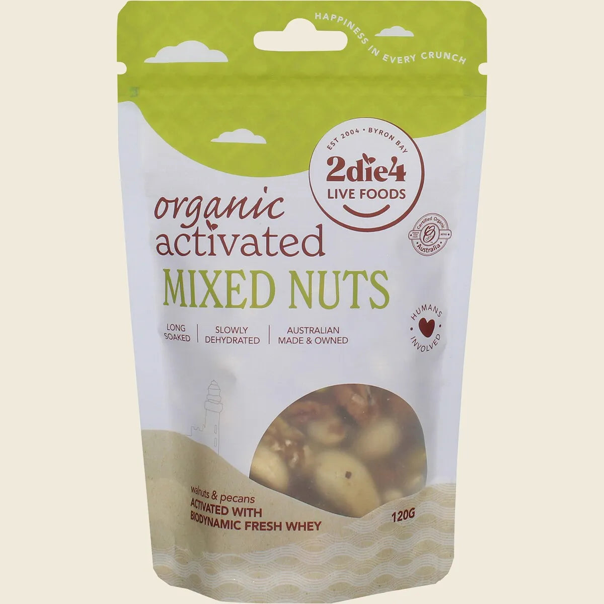 Organic Activated Mixed Nuts with Fresh Whey 120g
