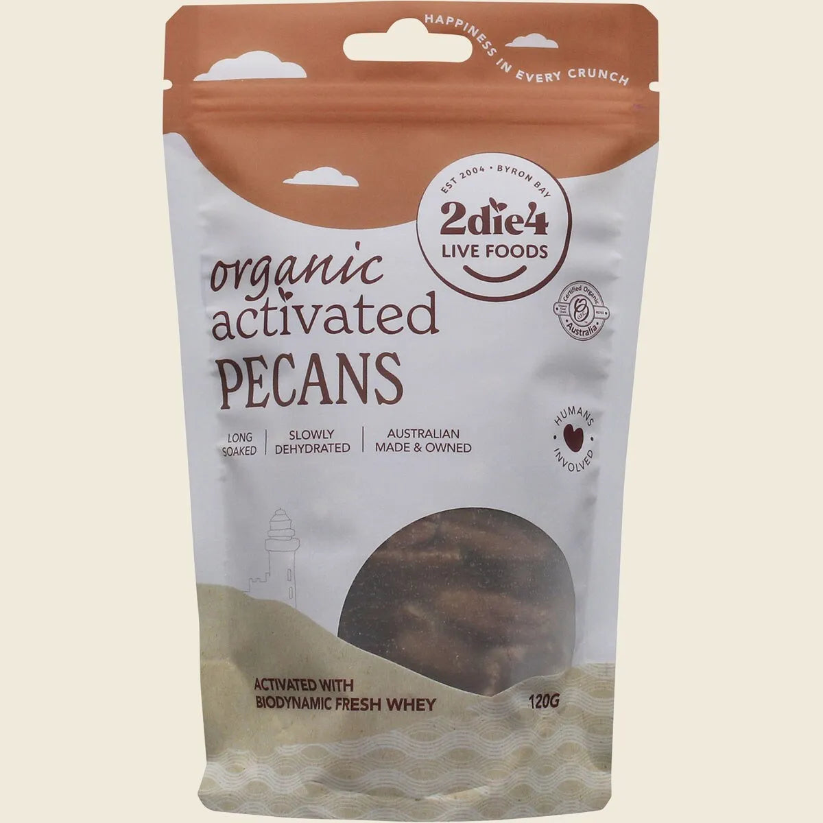 Organic Activated Pecans with Fresh Whey 120g