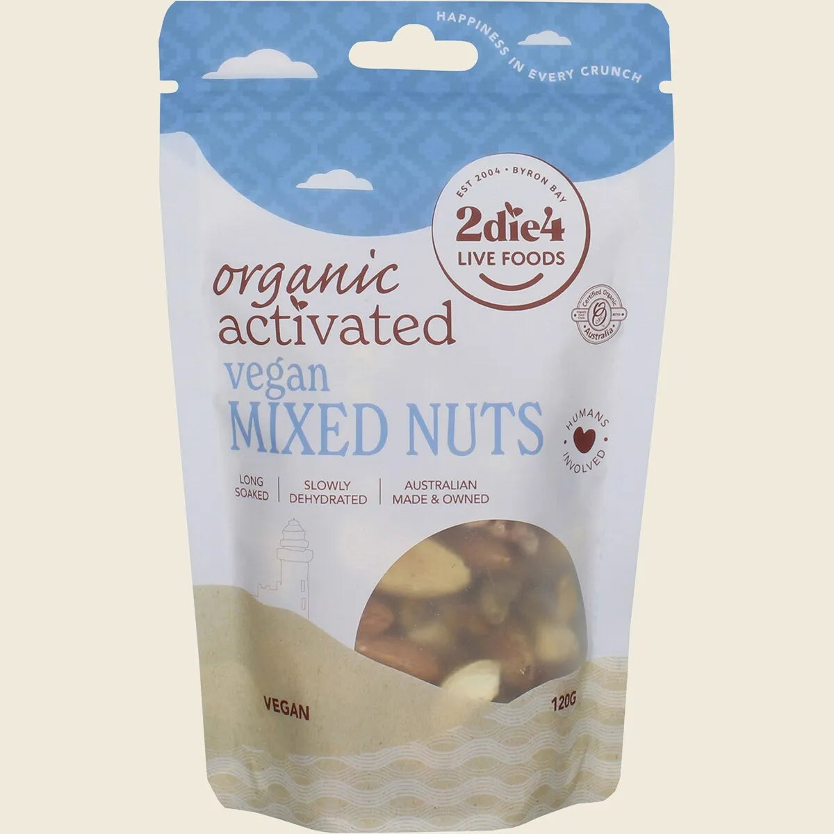 Organic Activated Mixed Nuts Vegan 120g