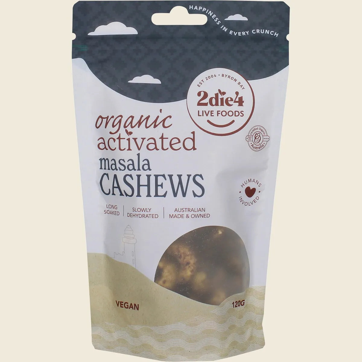 Organic Activated Masala Cashews 120g