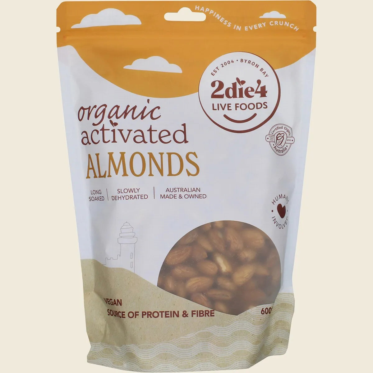 Organic Activated Almonds 600g