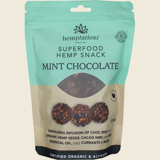 Hemptations Superfood Hemp Snack Mint Chocolate 200g