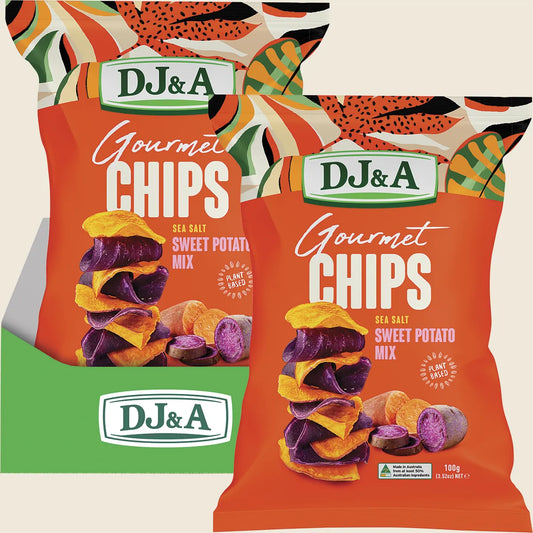 Gourmet Chips Sweet Potato Mix Sea Salt 5x100g