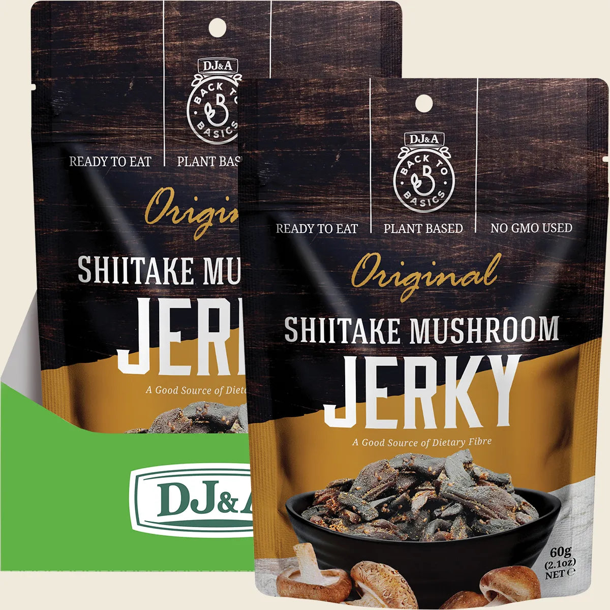 Shiitake Mushroom Jerky Original 12x60g