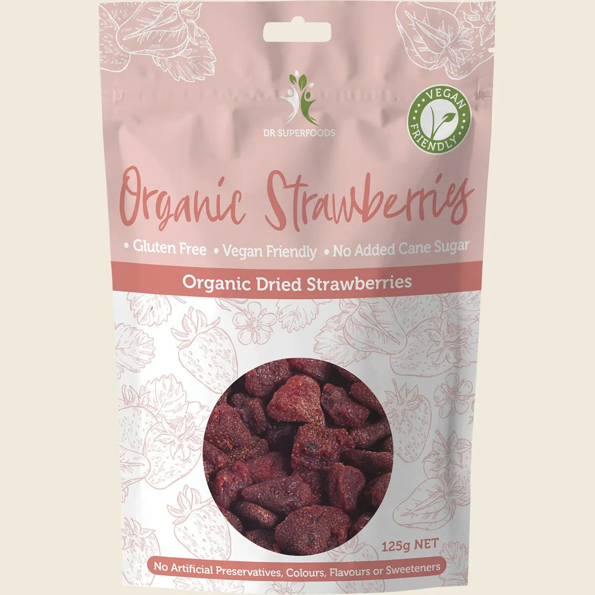 Dried Strawberries Organic 125g