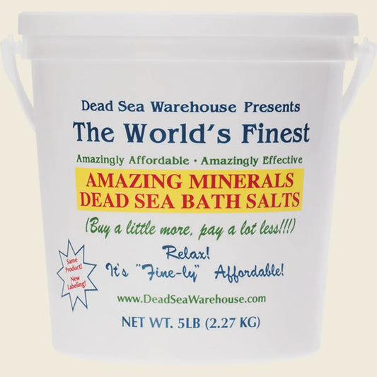 Dead Sea Bath Salts Bucket 2.27kg