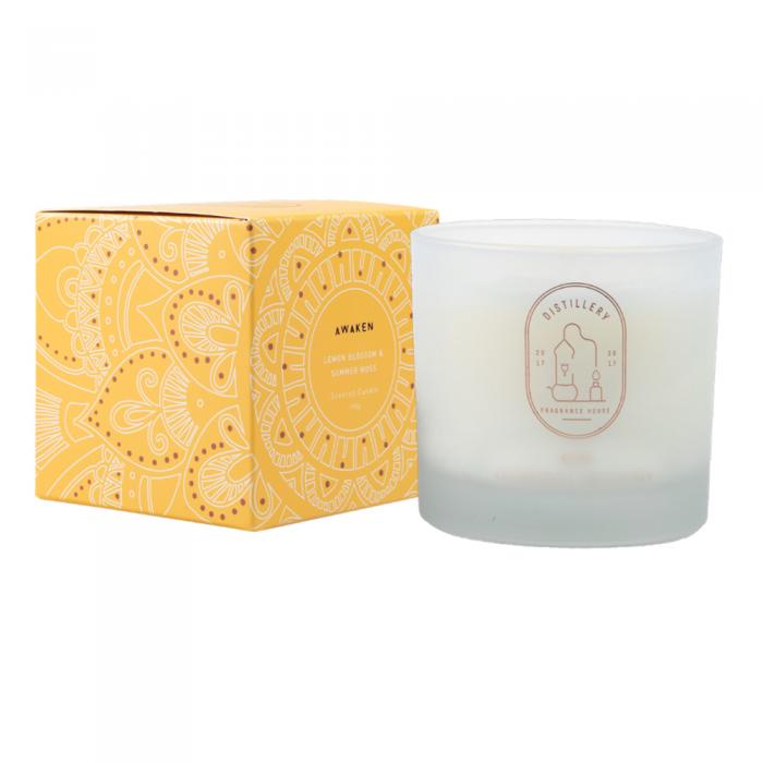 Distillery Fragrance House Soy Candle Awaken (lemon Blossom & Summer Moss) 190g