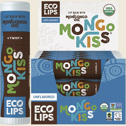 Lip Balm Display Mongo Kiss Unflavoured 15x7g