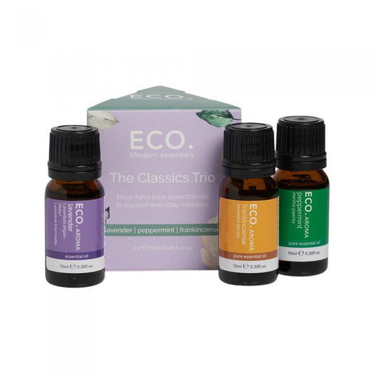 Eco. Modern Essentials Essential Oil Trio The Classics 10ml X 3 Pack