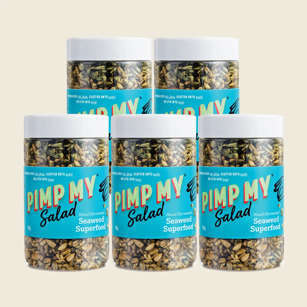 Seaweed Superfood Sprinkles 5x135g