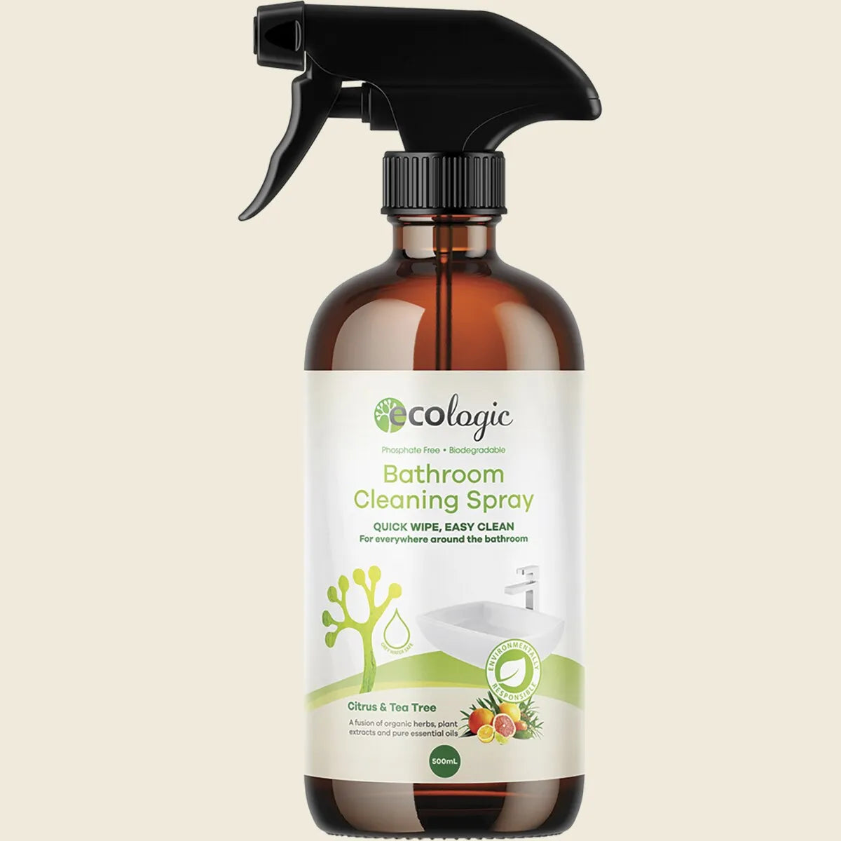 Bathroom Cleaning Spray Citrus & Tea Tree 500ml