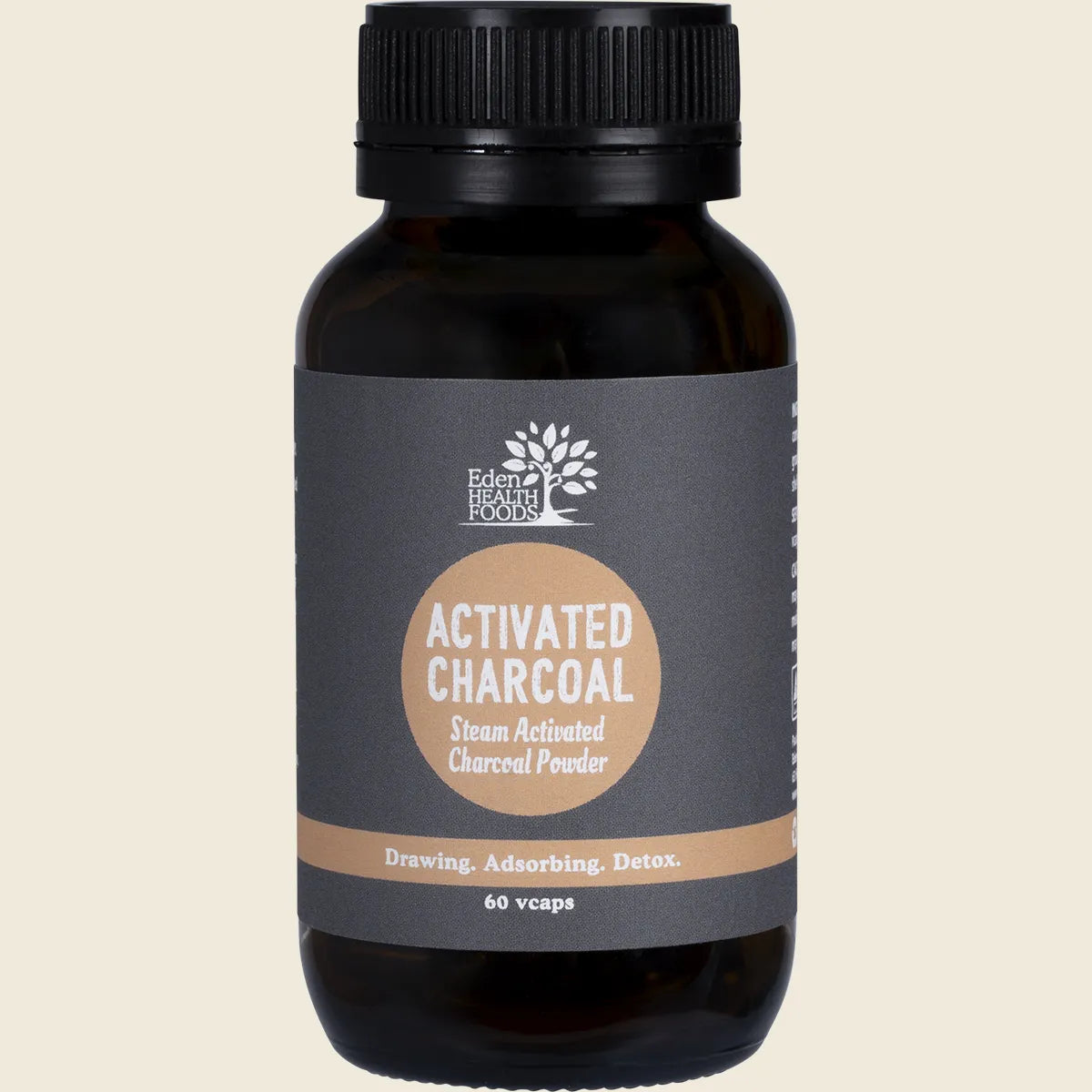 Activated Charcoal Steam Activated Charcoal Powder 60 Caps