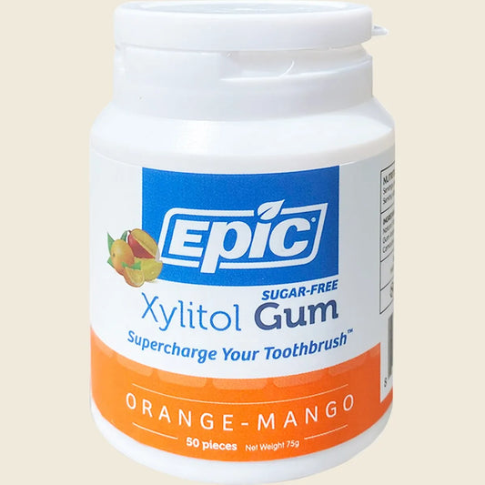 Xylitol Chewing Gum Orange-Mango 50pcs