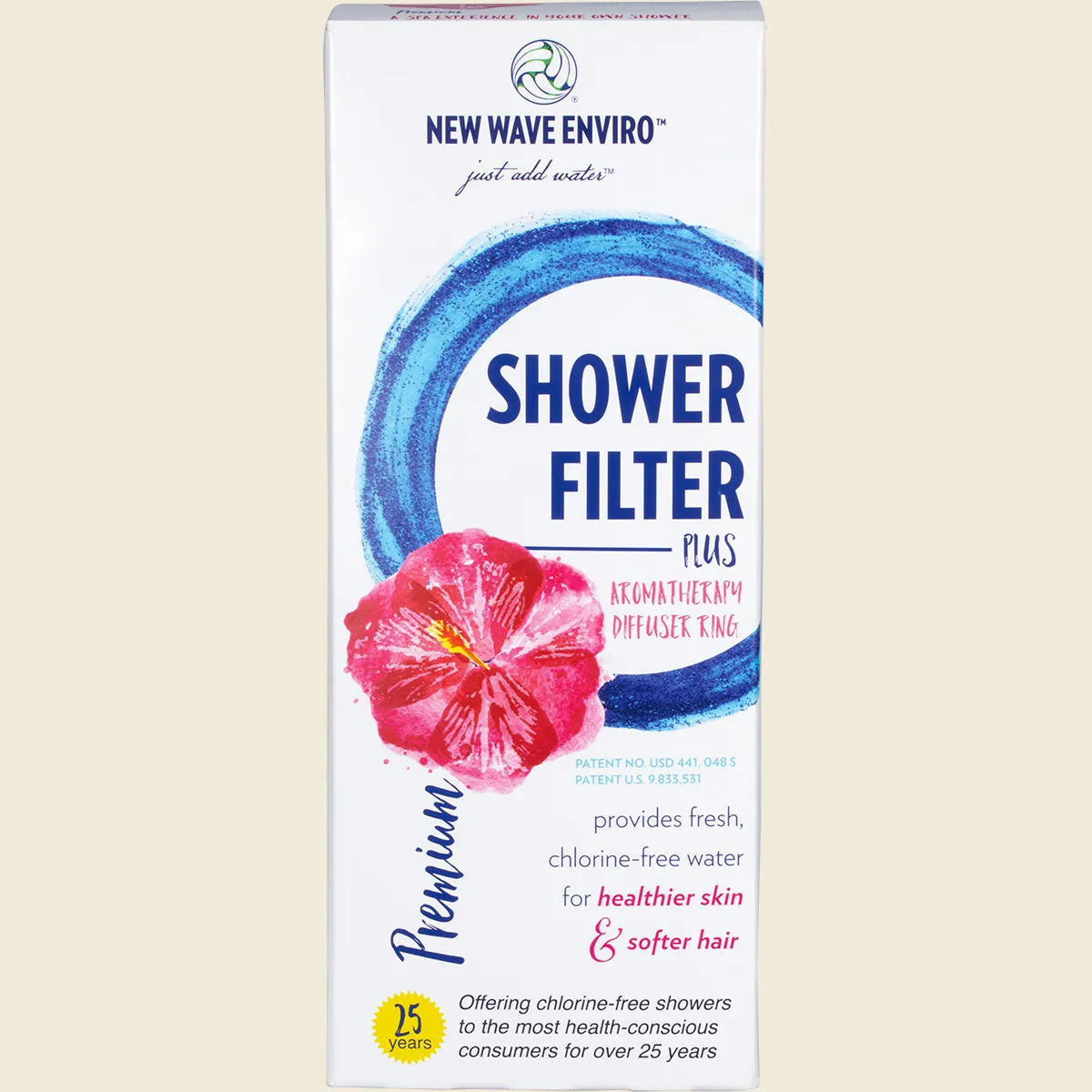 Premium Shower Filter White 1pc