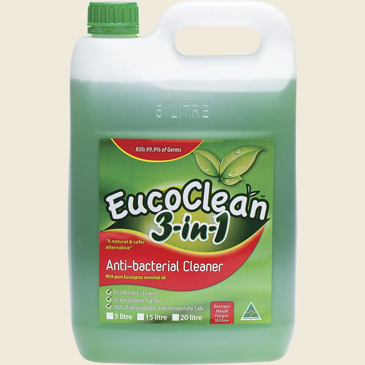 Anti-Bacterial Cleaner 3-in-1 Eucalyptus 5L