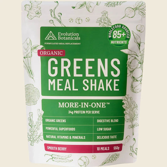 Organic Greens Meal Shake Smooth Berry 550g