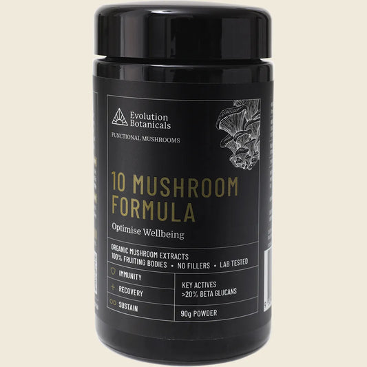 10 Mushroom Formula Optimise Wellbeing 90g