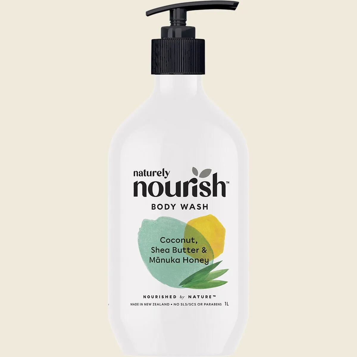 Body Wash Coconut, Shea Butter & Manuka Honey 1L