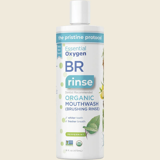 Toothpaste/Mouthwash Brushing Rinse Peppermint 473ml