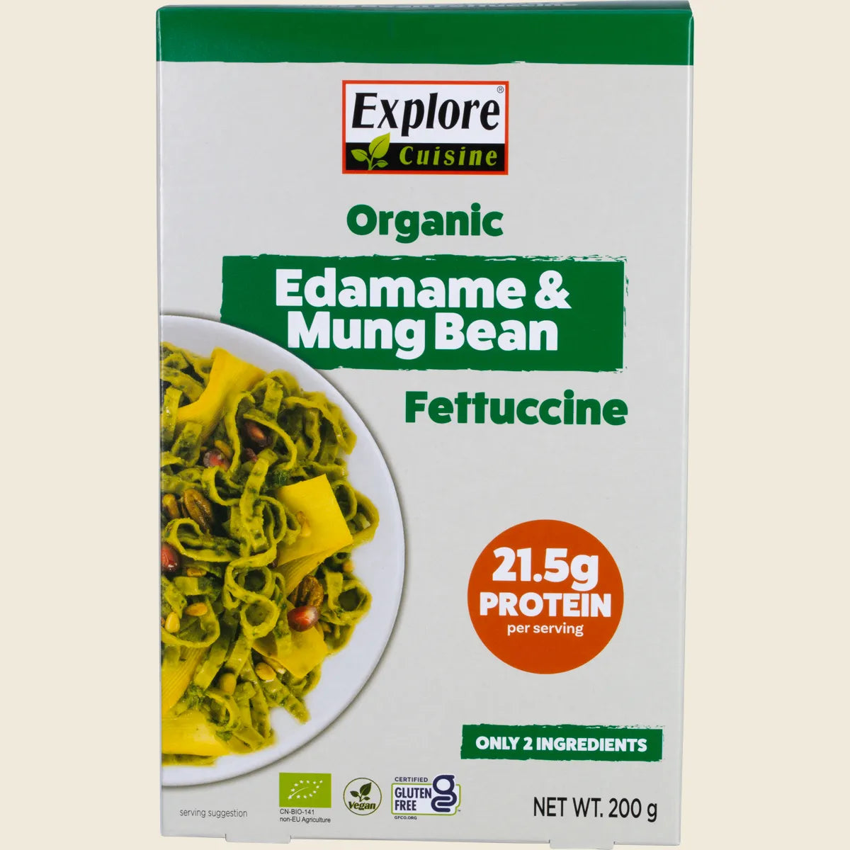 Organic Edamame & Mung Bean Fettuccine 200g