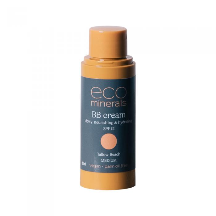 Eco Minerals Bb Cream Spf 12 Tallow Beach Medium Refill 32ml